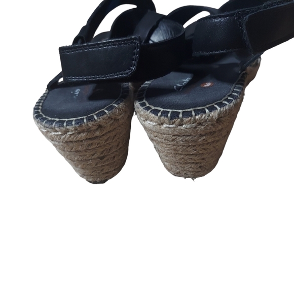 10 Clark's black wedges - Picture 9 of 9